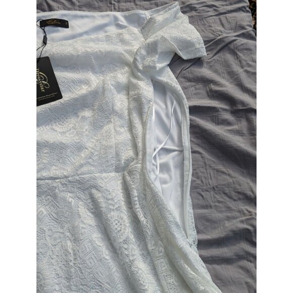 Dressystar White Lace Plus Size 3XL Dress NWT - Picture 7 of 12